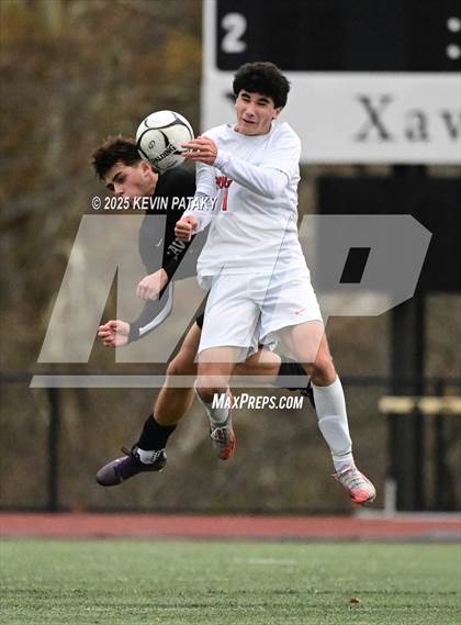 Thumbnail 1 in Ridgefield vs. Xavier (CIAC Class LL 2nd Round) photogallery.