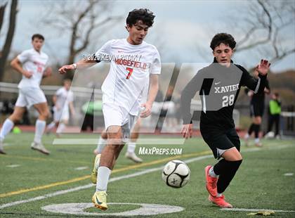 Thumbnail 2 in Ridgefield vs. Xavier (CIAC Class LL 2nd Round) photogallery.