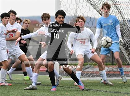 Thumbnail 1 in Ridgefield vs. Xavier (CIAC Class LL 2nd Round) photogallery.