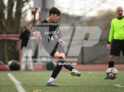 Thumbnail 1 in Ridgefield vs. Xavier (CIAC Class LL 2nd Round) photogallery.