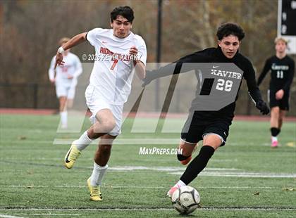 Thumbnail 3 in Ridgefield vs. Xavier (CIAC Class LL 2nd Round) photogallery.