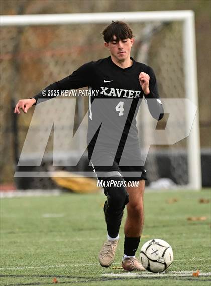 Thumbnail 3 in Ridgefield vs. Xavier (CIAC Class LL 2nd Round) photogallery.