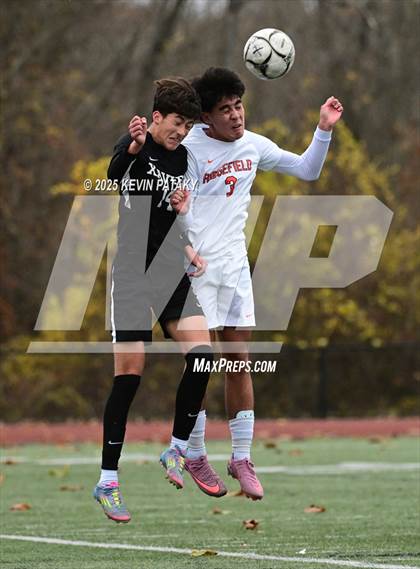 Thumbnail 1 in Ridgefield vs. Xavier (CIAC Class LL 2nd Round) photogallery.