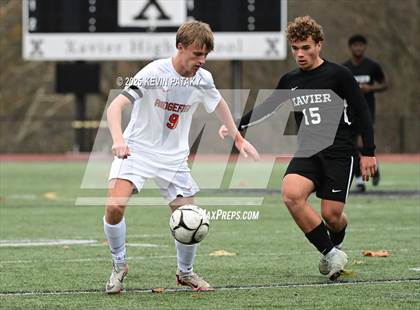 Thumbnail 2 in Ridgefield vs. Xavier (CIAC Class LL 2nd Round) photogallery.