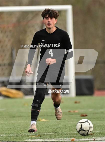 Thumbnail 2 in Ridgefield vs. Xavier (CIAC Class LL 2nd Round) photogallery.