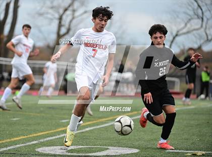 Thumbnail 1 in Ridgefield vs. Xavier (CIAC Class LL 2nd Round) photogallery.