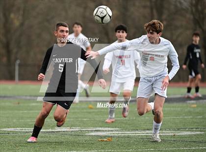 Thumbnail 3 in Ridgefield vs. Xavier (CIAC Class LL 2nd Round) photogallery.