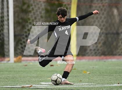 Thumbnail 1 in Ridgefield vs. Xavier (CIAC Class LL 2nd Round) photogallery.