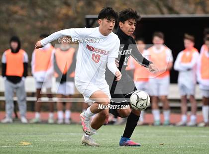 Thumbnail 2 in Ridgefield vs. Xavier (CIAC Class LL 2nd Round) photogallery.