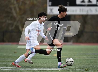 Thumbnail 1 in Ridgefield vs. Xavier (CIAC Class LL 2nd Round) photogallery.