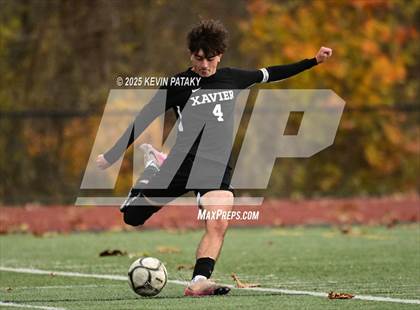Thumbnail 2 in Ridgefield vs. Xavier (CIAC Class LL 2nd Round) photogallery.