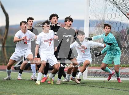 Thumbnail 3 in Ridgefield vs. Xavier (CIAC Class LL 2nd Round) photogallery.