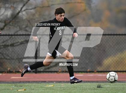 Thumbnail 2 in Ridgefield vs. Xavier (CIAC Class LL 2nd Round) photogallery.