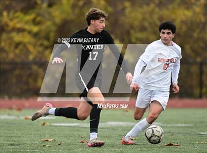 Thumbnail 3 in Ridgefield vs. Xavier (CIAC Class LL 2nd Round) photogallery.