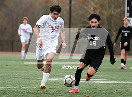 Thumbnail 3 in Ridgefield vs. Xavier (CIAC Class LL 2nd Round) photogallery.