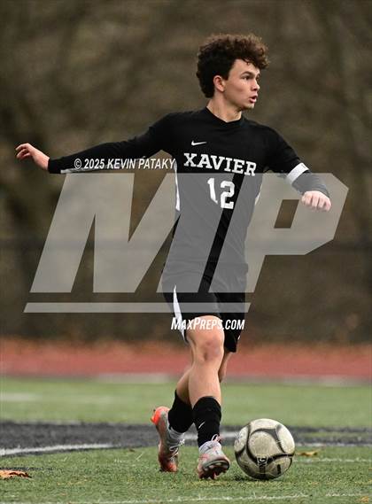 Thumbnail 1 in Ridgefield vs. Xavier (CIAC Class LL 2nd Round) photogallery.