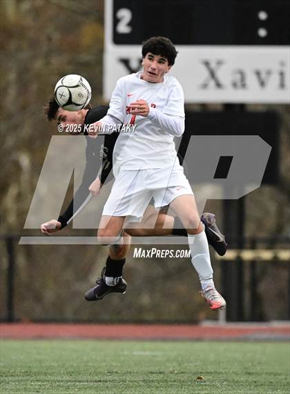 Thumbnail 2 in Ridgefield vs. Xavier (CIAC Class LL 2nd Round) photogallery.