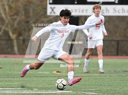 Thumbnail 1 in Ridgefield vs. Xavier (CIAC Class LL 2nd Round) photogallery.
