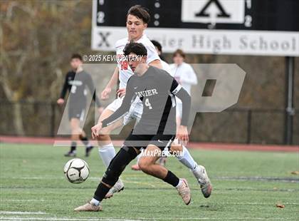 Thumbnail 2 in Ridgefield vs. Xavier (CIAC Class LL 2nd Round) photogallery.