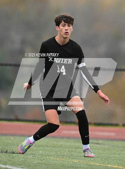 Thumbnail 3 in Ridgefield vs. Xavier (CIAC Class LL 2nd Round) photogallery.