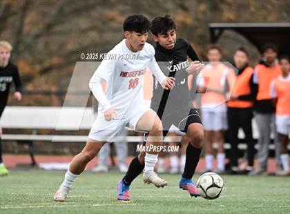 Thumbnail 2 in Ridgefield vs. Xavier (CIAC Class LL 2nd Round) photogallery.