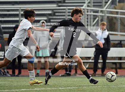 Thumbnail 2 in Ridgefield vs. Xavier (CIAC Class LL 2nd Round) photogallery.
