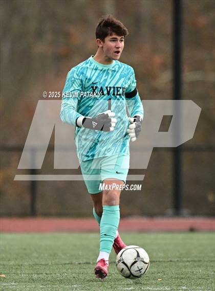 Thumbnail 2 in Ridgefield vs. Xavier (CIAC Class LL 2nd Round) photogallery.