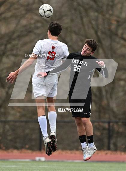 Thumbnail 2 in Ridgefield vs. Xavier (CIAC Class LL 2nd Round) photogallery.