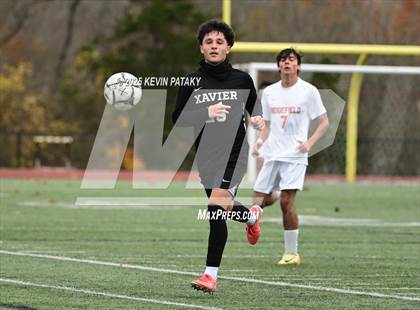 Thumbnail 2 in Ridgefield vs. Xavier (CIAC Class LL 2nd Round) photogallery.