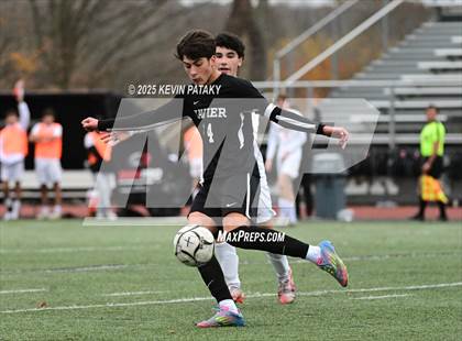Thumbnail 3 in Ridgefield vs. Xavier (CIAC Class LL 2nd Round) photogallery.