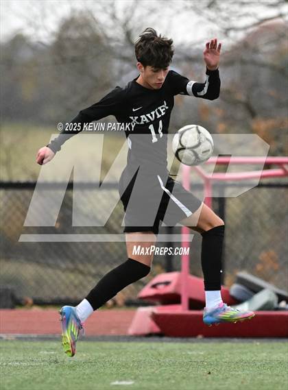 Thumbnail 3 in Ridgefield vs. Xavier (CIAC Class LL 2nd Round) photogallery.