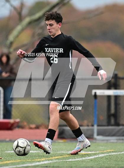 Thumbnail 1 in Ridgefield vs. Xavier (CIAC Class LL 2nd Round) photogallery.