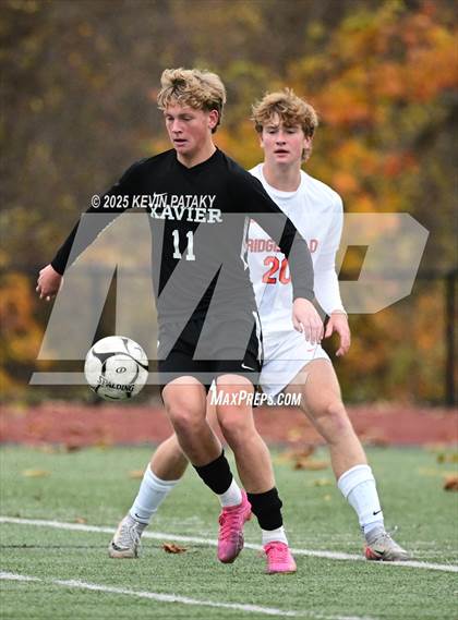 Thumbnail 3 in Ridgefield vs. Xavier (CIAC Class LL 2nd Round) photogallery.