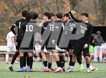Thumbnail 3 in Ridgefield vs. Xavier (CIAC Class LL 2nd Round) photogallery.