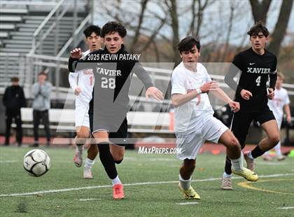 Thumbnail 3 in Ridgefield vs. Xavier (CIAC Class LL 2nd Round) photogallery.