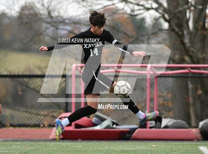 Thumbnail 1 in Ridgefield vs. Xavier (CIAC Class LL 2nd Round) photogallery.