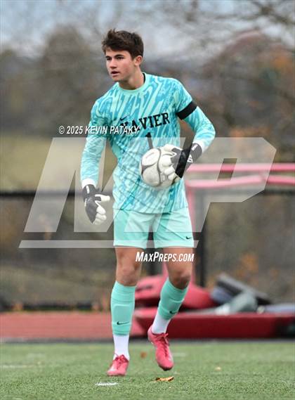 Thumbnail 2 in Ridgefield vs. Xavier (CIAC Class LL 2nd Round) photogallery.
