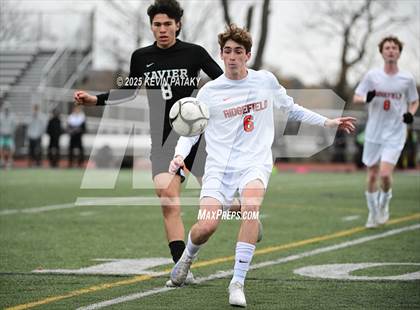 Thumbnail 2 in Ridgefield vs. Xavier (CIAC Class LL 2nd Round) photogallery.