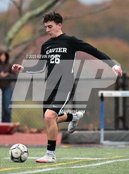 Thumbnail 3 in Ridgefield vs. Xavier (CIAC Class LL 2nd Round) photogallery.