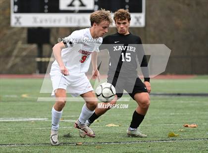 Thumbnail 1 in Ridgefield vs. Xavier (CIAC Class LL 2nd Round) photogallery.