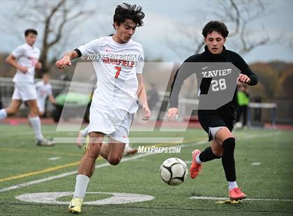 Thumbnail 1 in Ridgefield vs. Xavier (CIAC Class LL 2nd Round) photogallery.
