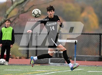 Thumbnail 3 in Ridgefield vs. Xavier (CIAC Class LL 2nd Round) photogallery.