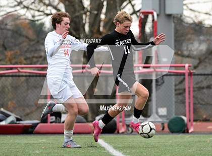 Thumbnail 3 in Ridgefield vs. Xavier (CIAC Class LL 2nd Round) photogallery.