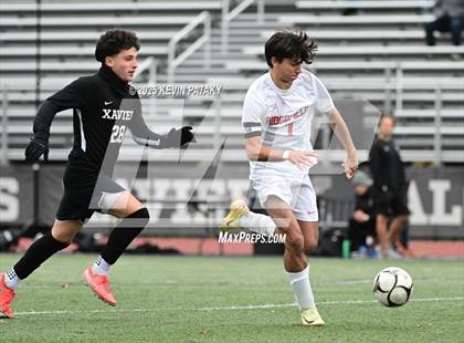 Thumbnail 3 in Ridgefield vs. Xavier (CIAC Class LL 2nd Round) photogallery.