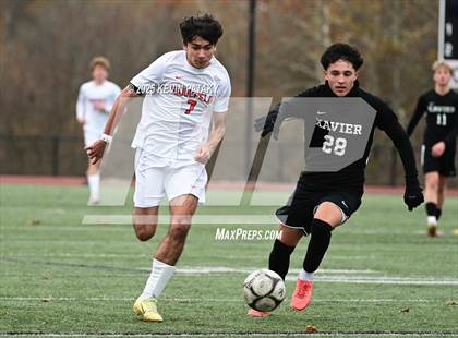 Thumbnail 1 in Ridgefield vs. Xavier (CIAC Class LL 2nd Round) photogallery.