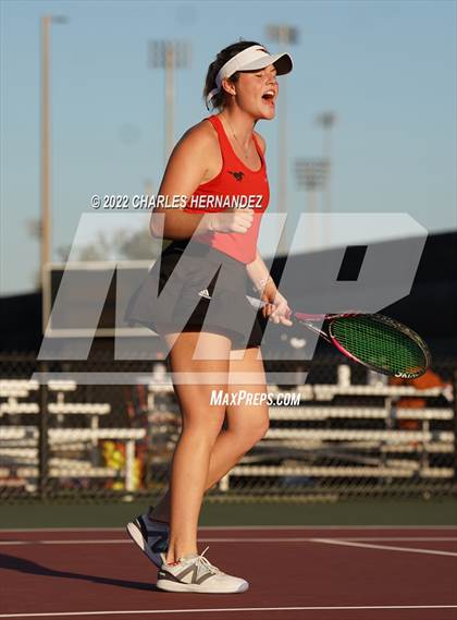 Thumbnail 3 in Round Rock Westwood vs Memorial (UIL 6A Team Tennis Final) photogallery.