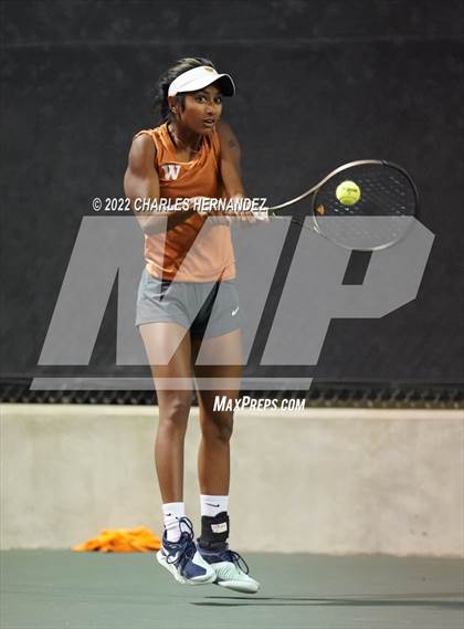 Thumbnail 3 in Round Rock Westwood vs Memorial (UIL 6A Team Tennis Final) photogallery.