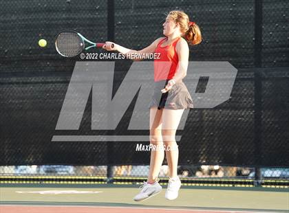 Thumbnail 2 in Round Rock Westwood vs Memorial (UIL 6A Team Tennis Final) photogallery.