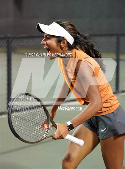Thumbnail 3 in Round Rock Westwood vs Memorial (UIL 6A Team Tennis Final) photogallery.