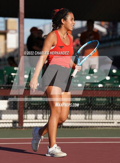Thumbnail 2 in Round Rock Westwood vs Memorial (UIL 6A Team Tennis Final) photogallery.